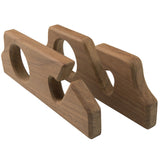 Whitecap Teak Two-Rod Storage Rack (Pair)