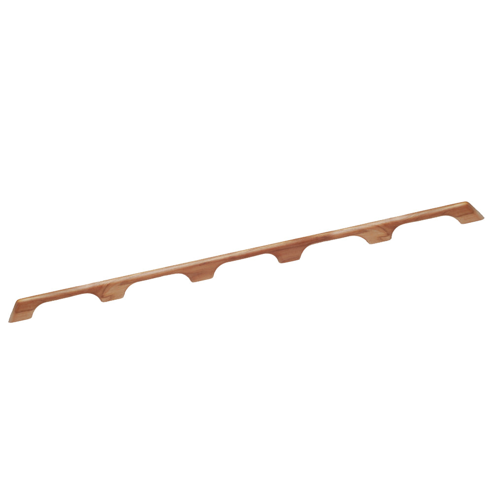 Whitecap Teak Handrail - 5 Loops (53"L)