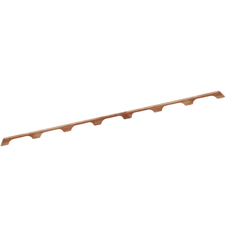 Whitecap Teak Handrail - 7 Loops (73"L)