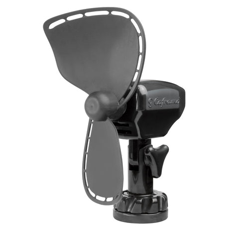SEEKR by Caframo Ultimate 757 12V 2-Speed 7" Fan (Direct Wire -Black)