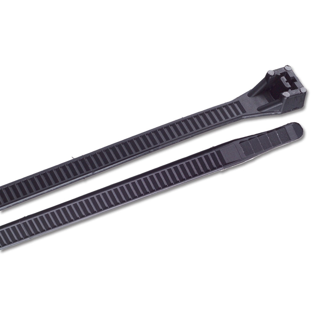 Ancor 15" UV Black Heavy Duty Cable Zip Ties -25 Pack