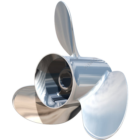 Turning Point Express Mach3 Left Hand Stainless Steel Propeller (3-Blade 14.25" x 21 Pitch) boat propeller