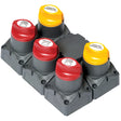 BEP Battery Distribution Cluster f/Twin Outboard Engines (Three Battery Banks w/Motorized VSR)