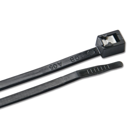 Ancor 8" UV Black Self Cutting Cable Zip Ties (500-Pack)