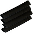 Ancor Adhesive Lined Heat Shrink Tubing (ALT) -3/4" x 6" -4-Pack -Black