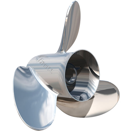 Turning Point Express Mach3 Left Hand Stainless Steel Propeller (3-Blade 14.25" x 23 Pitch) boat propeller