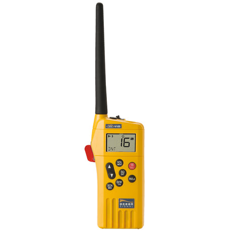Ocean Signal SafeSea V100 GMDSS VHF Radio (21 Channels) handheld vhf radio