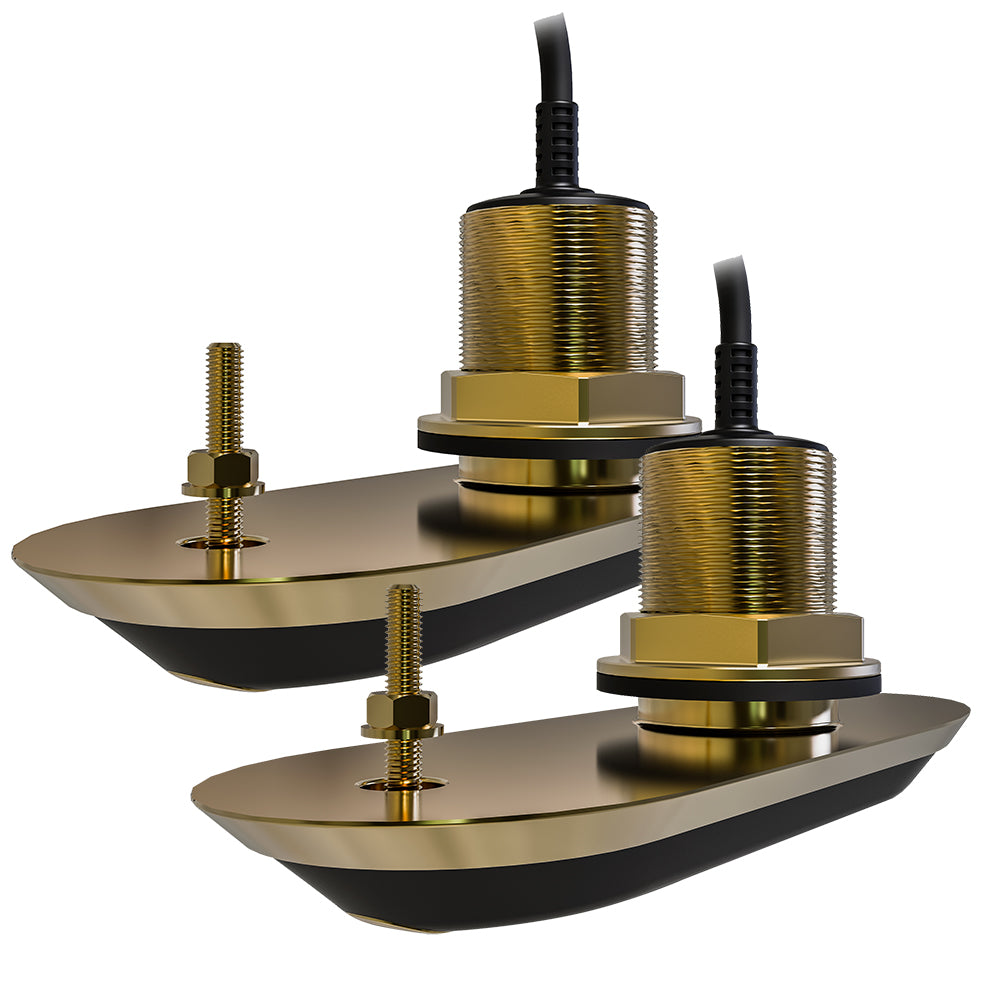 Raymarine RV-220 RealVision 3D Bronze Thru-Hull Transducer Pair Pack (20 -8M Cable Y-Cable)