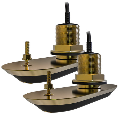 Raymarine RV-220 RealVision 3D Bronze Thru-Hull Transducer Pair Pack (20 -8M Cable Y-Cable)