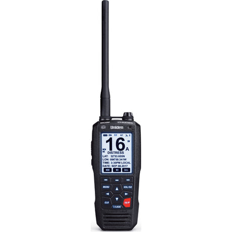 Uniden MHS335BT Handheld VHF Radio GPS  Bluetooth) handheld vhf radio