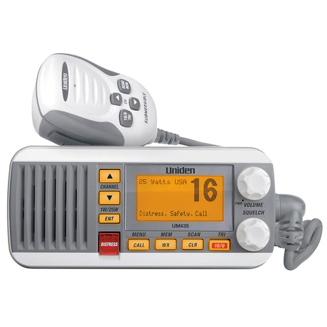 Uniden UM435 Fixed Mount VHF Radio (White)