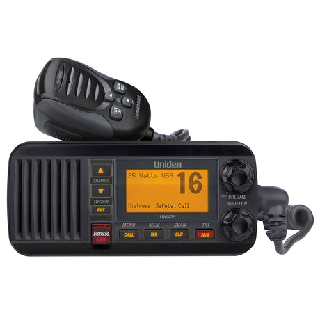 Uniden UM435 Fixed Mount VHF Radio (Black)