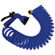 Whitecap 50 Blue Coiled Hose & Adjustable Nozzle
