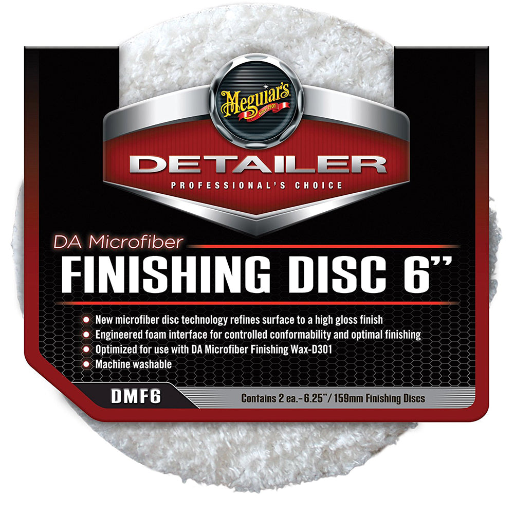 Meguiars DA Microfiber Finishing Disc (6"- 2-Pack)