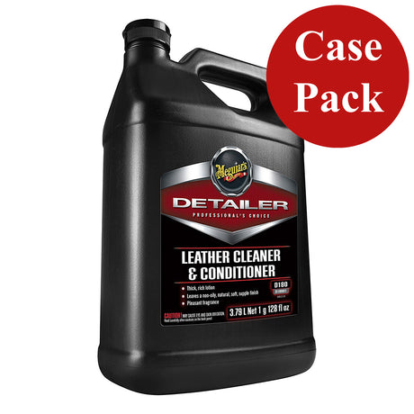 Meguiars Detailer Leather Cleaner Conditioner (1-Gallon *Case of 4*)