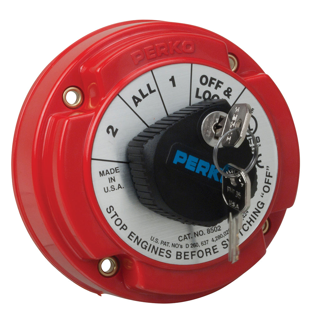 Perko Medium Duty Battery Selector Switch (Key Lock)