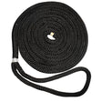 New England Ropes 1/2" Double Braid Dock Line (Black 25')