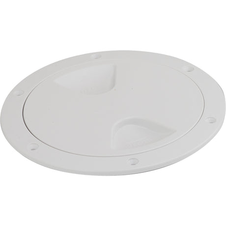 Sea-Dog Screw-Out 4" Deck Plate (White)