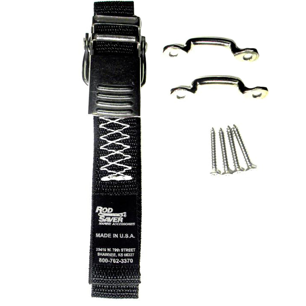 Rod Saver Stainless Steel Battery/Gas Tank Tie-Down (48")