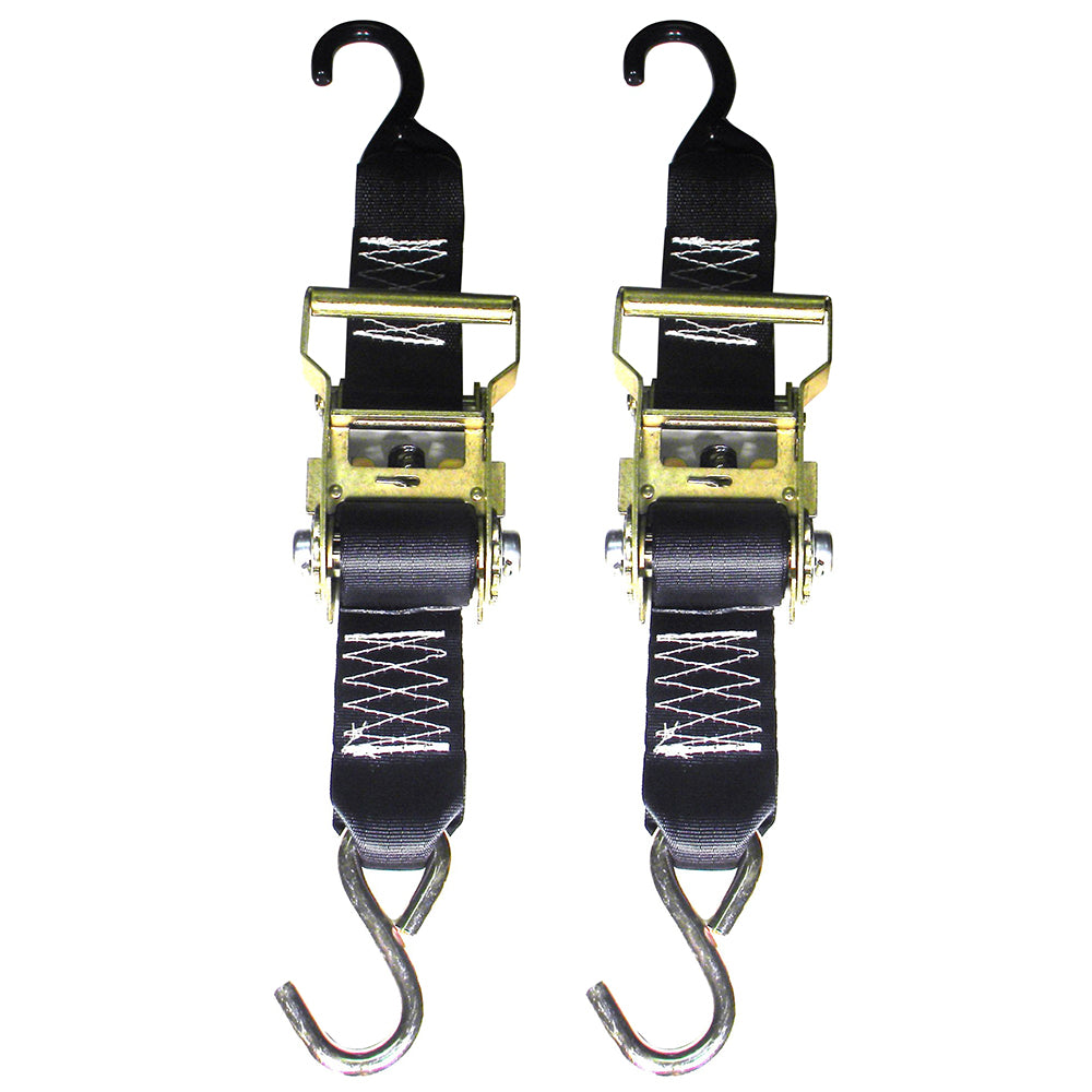 Rod Saver Heavy-Duty Ratchet Trailer Tie-Down (2"x 3 -Pair)