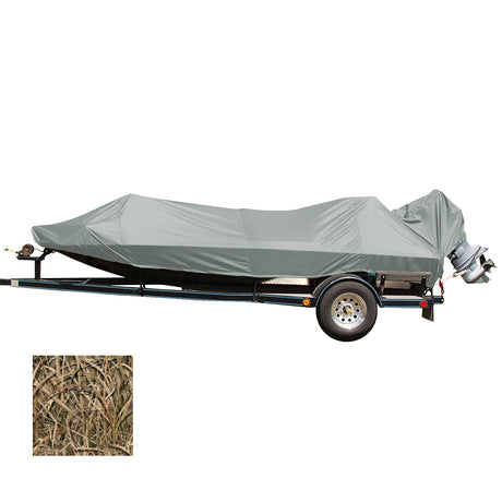 Carver Performance Poly-Guard Styled-to-Fit Boat Cover f/16.5 Jon Style Bass Boats - Shadow Grass (77816C-SG)