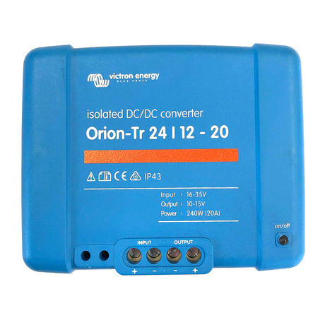 Victron Orion-TR DC-DC Converter (24 VDC to 12 VDC - 20AMP Iso)