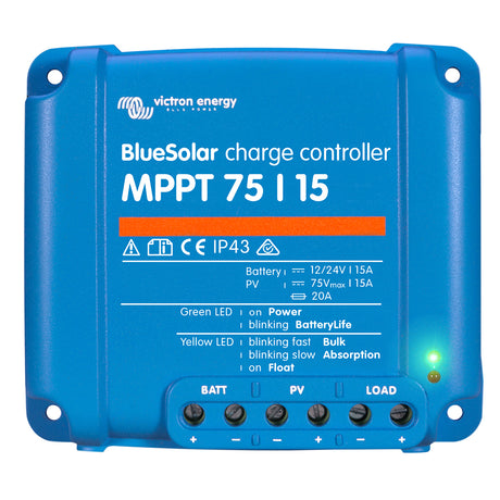 Victron BlueSolar MPPT Charge Controller (75V-15AMP)