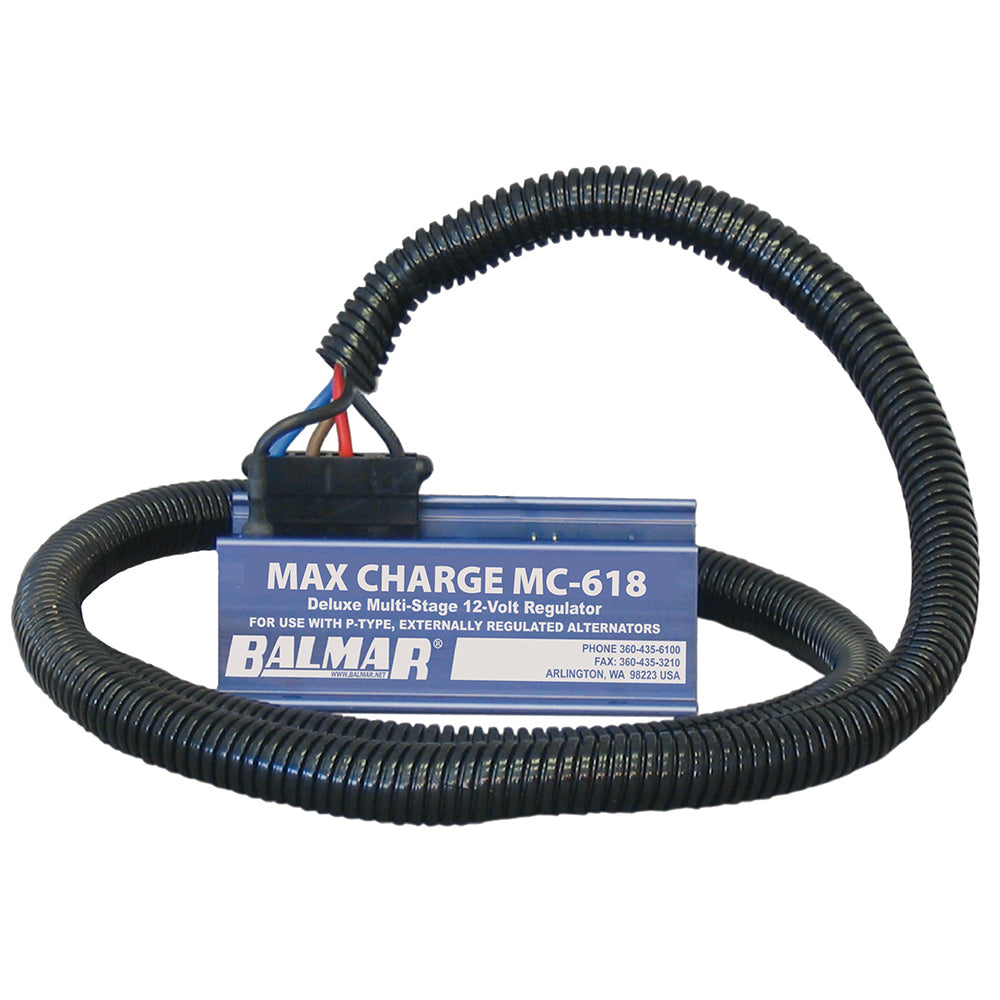Balmar Max Charge MC-618 Multi-Stage Regulator- 54" Harness (12V)
