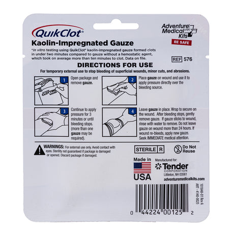 QuikClot Advanced Clotting Gauze  (3" x 2)