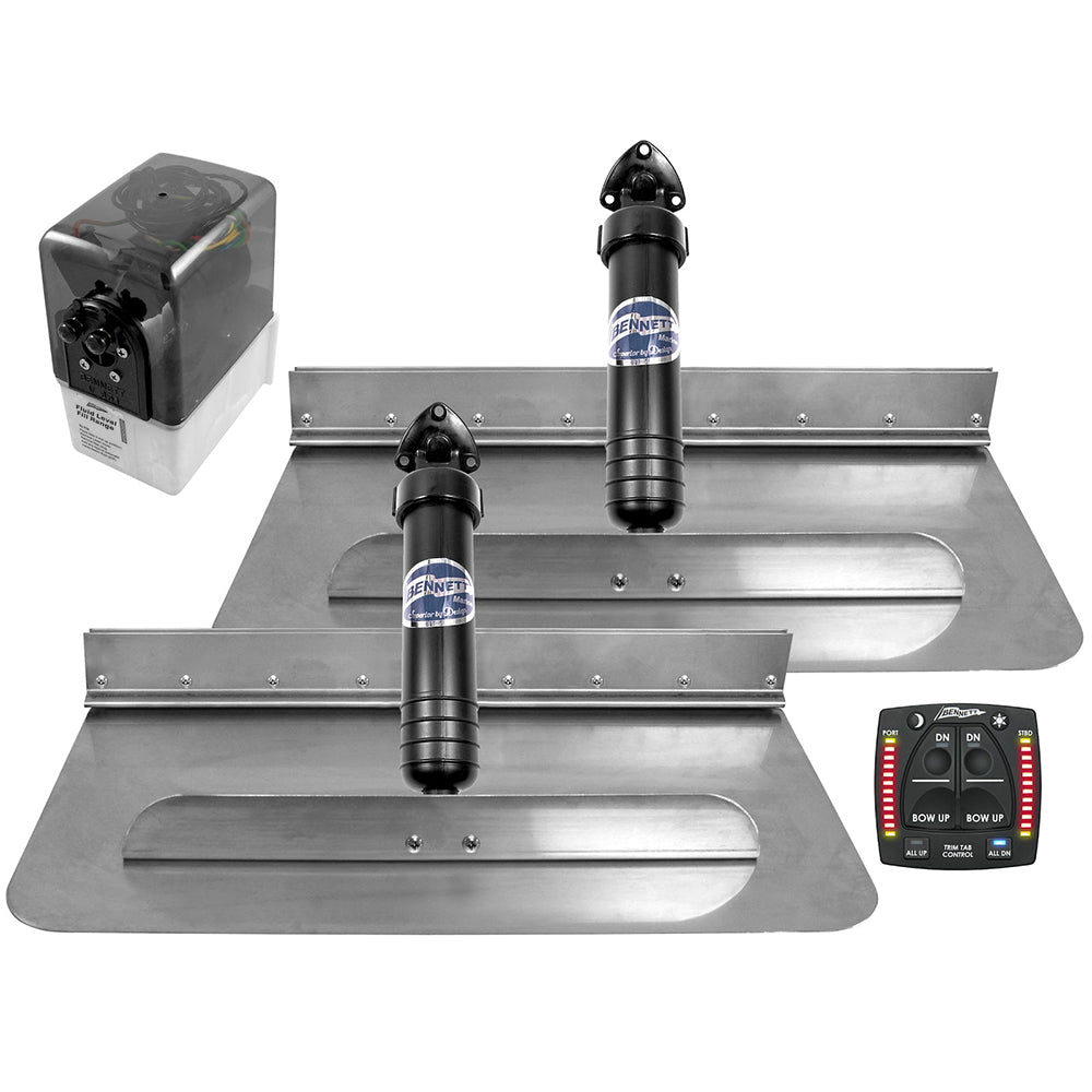 Bennett Marine Hydraulic Trim Tab System w/One Box Indication (24x12)