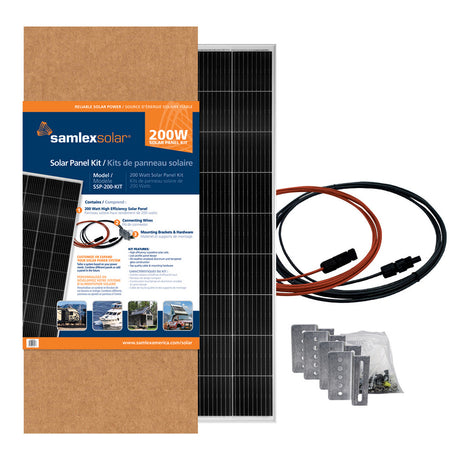 Samlex 200W Solar Panel Kit solar panels for boats