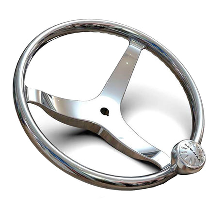 Lewmar 3 Spoke 13.5" Steering Wheel (Power-Grip Knob)