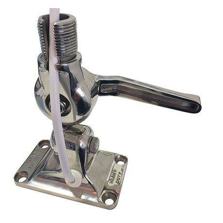 Glomex 4-Way Heavy-Duty Stainless Steel Ratchet Mount [RA116SS]