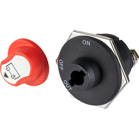 Sea-Dog Mini Battery Switch Key w/Removable Knob (32V 300A)